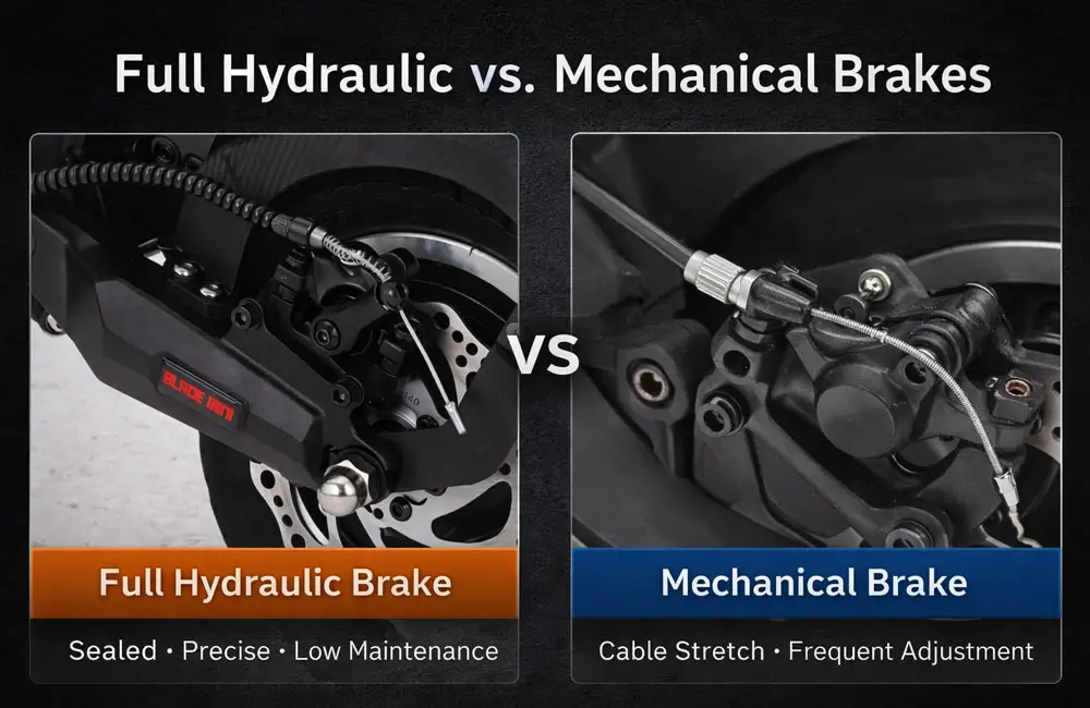 Full Hydraulic Vs Mechanical Brakes